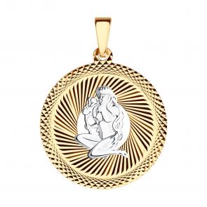 Золотая подвеска Знак зодиака Дева SOKOLOV 032330 фото