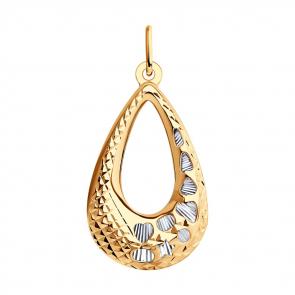 Золотая подвеска SOKOLOV 034087 фото