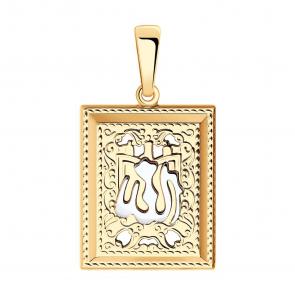 Золотая подвеска SOKOLOV 034595 фото