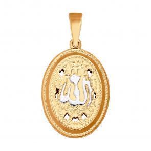 Золотая подвеска SOKOLOV 034617 фото