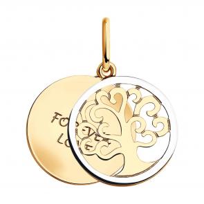 Золотая подвеска SOKOLOV 035680 фото