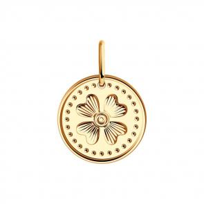 Золотая подвеска SOKOLOV 035957 фото