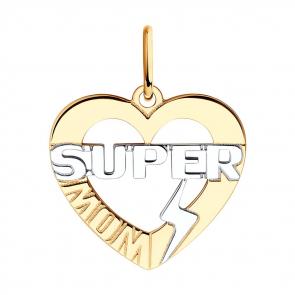 Золотая подвеска SOKOLOV 036112 фото