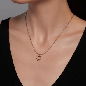 Золотая подвеска SOKOLOV с фианитом 036181 фото