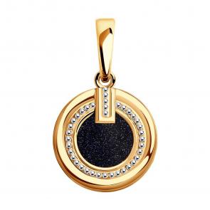 Золотая подвеска SOKOLOV с эмалью 036358 фото