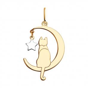 Золотая подвеска SOKOLOV 036411 фото