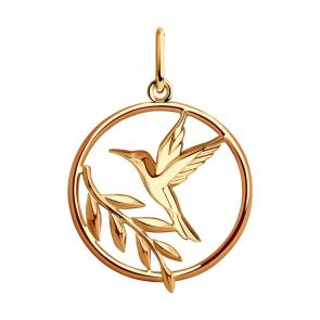 Золотая подвеска SOKOLOV 036422 фото