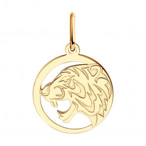 Золотая подвеска SOKOLOV 036425 фото