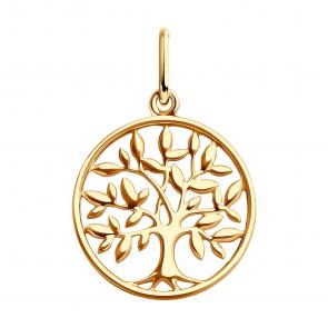 Золотая подвеска SOKOLOV 036568 фото