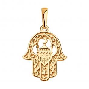 Золотая подвеска SOKOLOV 036649 фото