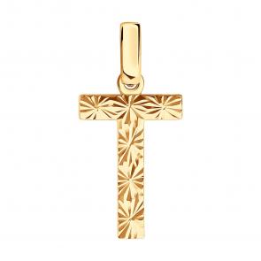 Золотая подвеска-буква Т SOKOLOV 036663 фото