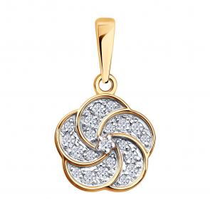 Золотая подвеска SOKOLOV 036822 фото