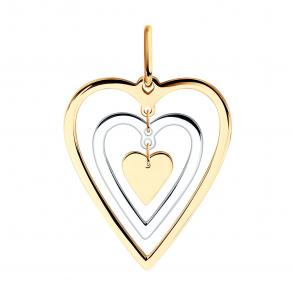 Золотая подвеска SOKOLOV 036875 фото