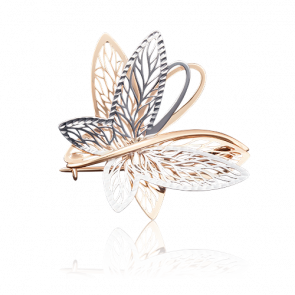 Брошь из комбинированного золота Platina 04-0137-00-000-1111-48 фото