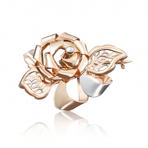 Золотая брошь Platina 04-0151-00-000-1110-48 фото