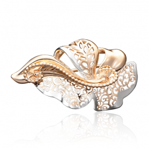 Золотая брошь Platina 04-0164-00-000-1110-48 фото