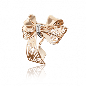 Золотая брошь Platina 04-0169-00-000-1110-48 фото