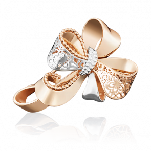 Золотая брошь Platina 04-0172-00-000-1110-48 фото