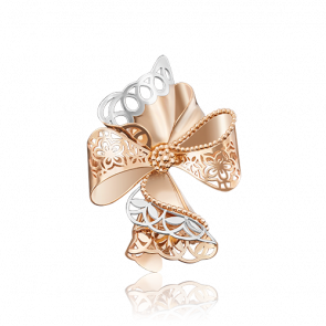 Золотая брошь Platina 04-0173-00-000-1110-48 фото