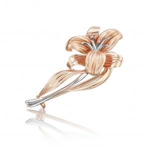 Золотая брошь Platina 04-0179-00-000-1110-48 фото