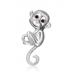 Серебряная брошь Platina с эмалью 04-0278-00-000-0200 фото