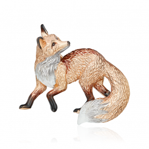 Золотая брошь Platina с эмалью 04-0293-00-000-1110 фото