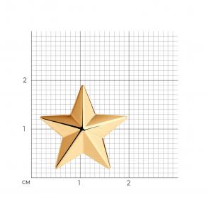 Золотой значок на погоны Звезда SOKOLOV 040044 фото