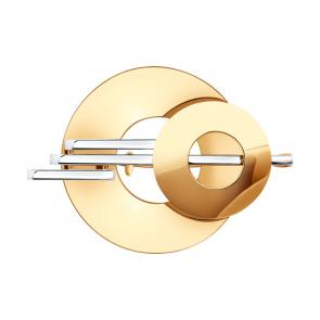 Золотая брошь SOKOLOV 040316 фото