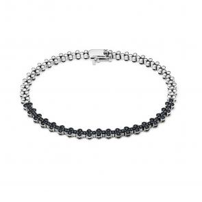 Браслет из белого золота ERA Jewellery с чёрным бриллиантом 05-01903-03-038-07-04 фото