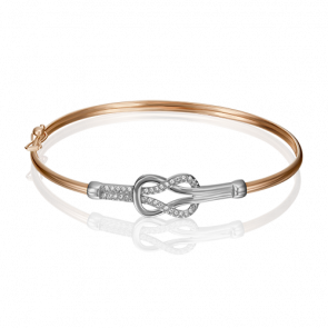 Браслет из комбинированного золота Platina с фианитом 05-0399-00-401-1111-24 фото