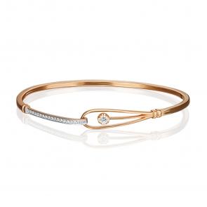 Золотой браслет Platina с фианитом 05-0524-00-401-1110-24 фото