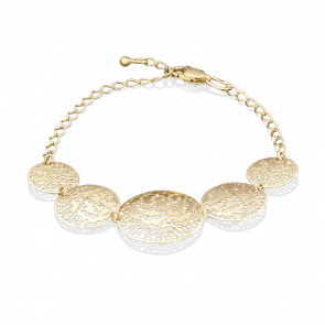 Браслет из лимонного золота Platina 05-0536-00-000-1130-48 фото