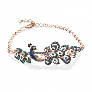 Золотой браслет Platina с фианитом 05-0555-00-404-1110-52 фото