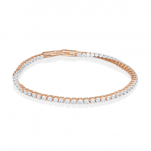 Золотой браслет Platina с фианитом 05-0572-00-501-1110-38 фото