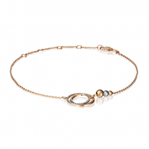 Браслет из комбинированного золота Platina 05-0573-00-000-1111-04 фото