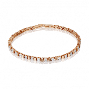 Золотой браслет Platina с фианитом 05-0579-00-501-1110-38 фото