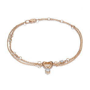 Золотой браслет Platina с фианитом 05-0586-00-501-1110-38 фото