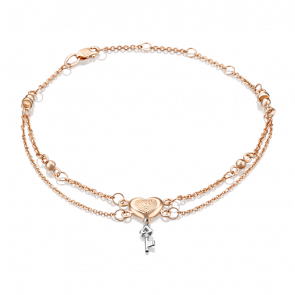 Браслет из комбинированного золота Platina 05-0591-00-000-1111-63 фото