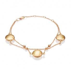 Браслет из комбинированного золота Platina 05-0605-00-000-1113-64 фото