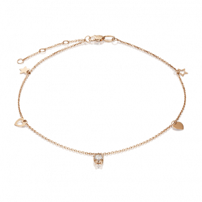 Золотой браслет Platina с фианитом 05-0606-00-401-1110-42 фото