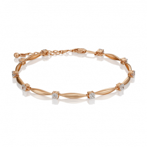 Золотой браслет Platina с фианитом 05-0634-00-501-1110-38 фото