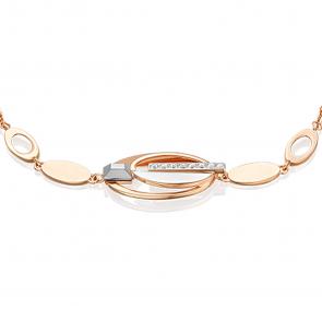 Браслет из комбинированного золота Platina с топазом 05-0744-00-201-1111 фото