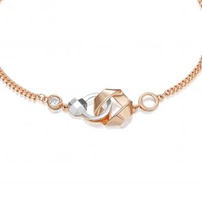 Браслет из комбинированного золота Platina с топазом 05-0746-00-201-1111 фото