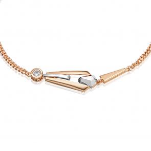 Браслет из комбинированного золота Platina с топазом 05-0748-00-201-1111 фото