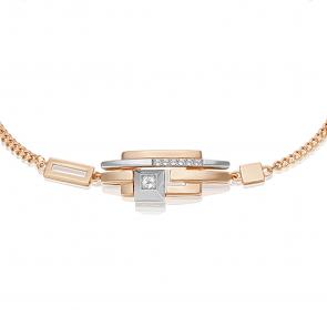 Браслет из комбинированного золота Platina с топазом 05-0750-00-201-1111 фото