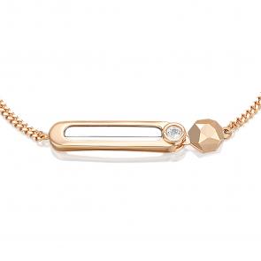 Браслет из комбинированного золота Platina с топазом 05-0752-00-201-1111 фото