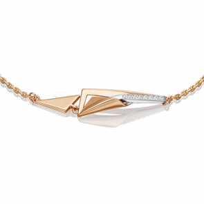 Браслет из комбинированного золота Platina с фианитом 05-0767-00-401-1111 фото