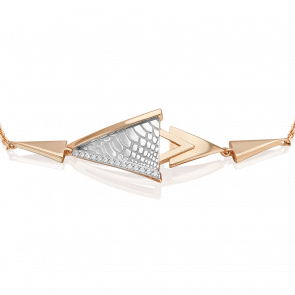 Золотой браслет Platina с фианитом 05-0802-00-401-1111 фото