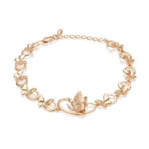 Золотой браслет Platina с фианитом 05-0840-00-401-1110 фото