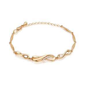 Золотой браслет Platina с фианитом 05-0842-00-401-1110 фото